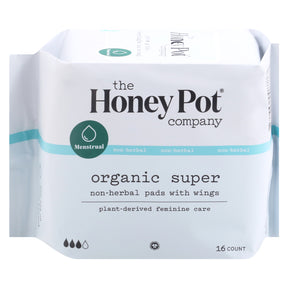 The Honey Pot Monster Pads Non Herbal Super Absorbency - 16 Count