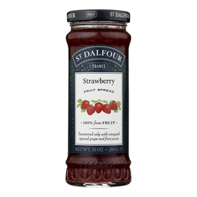 St Dalfour Strawberry Spread: 100% Fruit, Deluxe Recipe | Case of 6