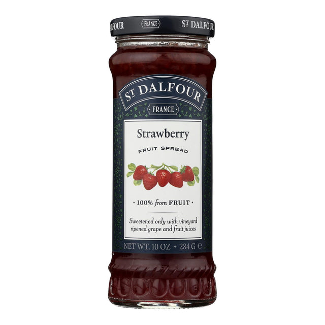 St Dalfour Strawberry Spread: 100% Fruit, Deluxe Recipe | Case of 6