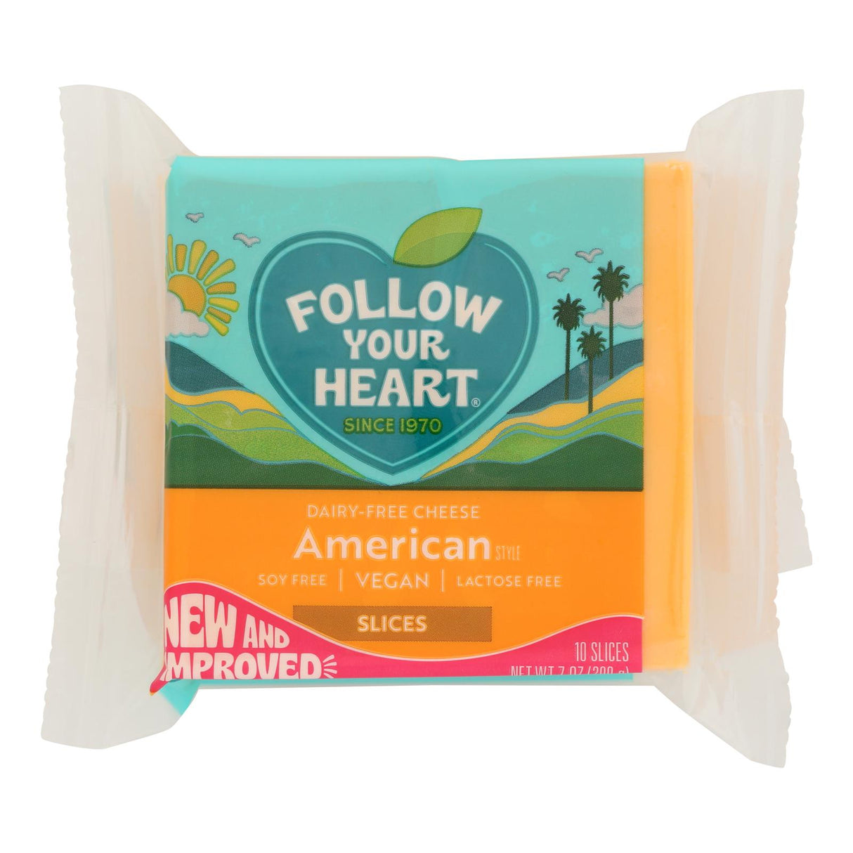 Follow Your Heart American Vegan Cheese Slices - 17 Oz - (11 Slices)