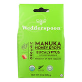Wedderspoon Manuka Honey Drops - Eucalyptus - 4 Oz - Single Pack