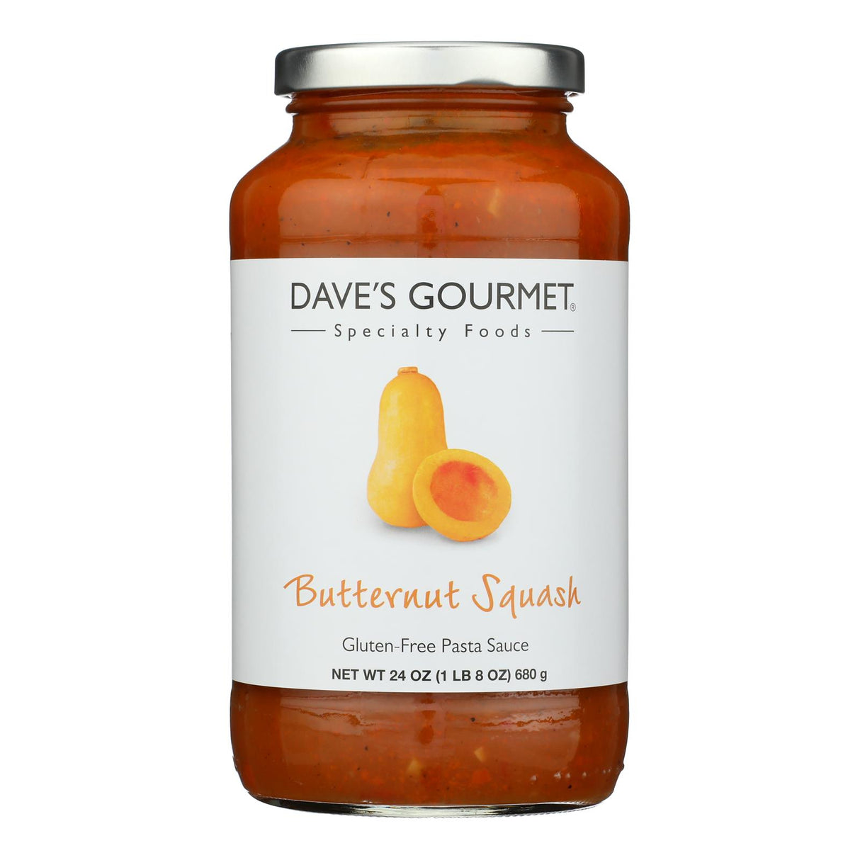 Dave's Gourmet Butternut Squash Pasta Sauce - Pack of 6 (24 oz )