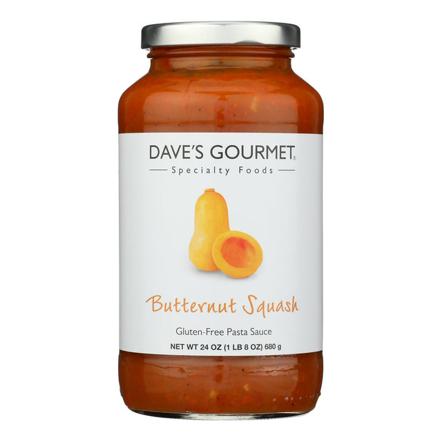 Dave's Gourmet Butternut Squash Pasta Sauce - Pack of 6 (24 oz )
