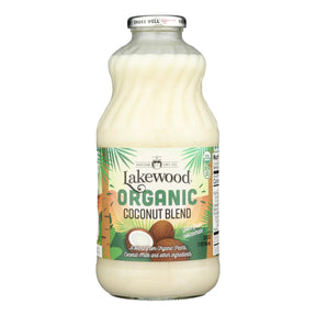 Lakewood Organic Coconut Juice Blend - 32 Fl Oz Bottle, Pack of 6
