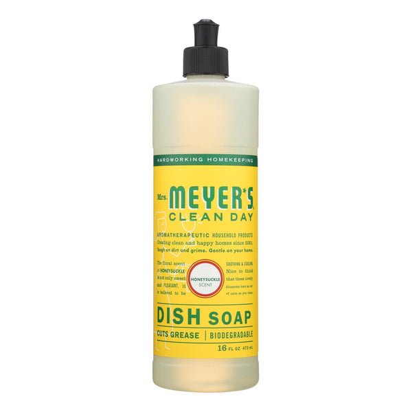 Mrs. Meyer's Clean Day Honeysuckle Dish Soap - 16 Oz - Gentle & Effective
