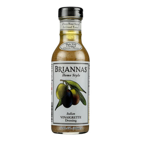 Brianna's Italian Vinaigrette Salad Dressing - 12 Fl Oz - Pack of 6 - Tangy & Flavorful