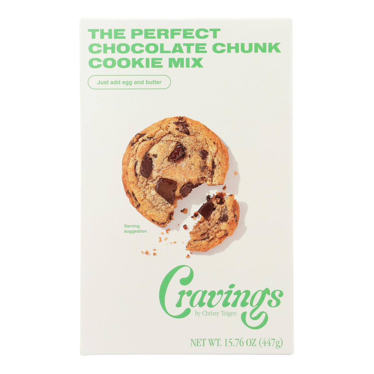 Cravings By Chrissy Teigen Chocolate Chunk Cookie Mix - 6 x 15.76 oz Pouches