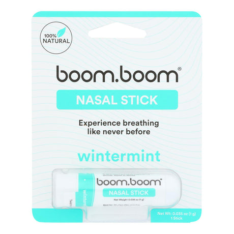 BoomBoom Wintermint Inhaler 6-Pack | Nasal Congestion Relief | All Natural