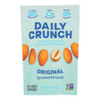 Daily Crunch Sprouted Almonds Original - Pack of 6 (4 oz Bags)