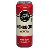Remedy Kombucha Mixed Berry 12 Pack: Gut-Friendly, Organic & Delicious, 12oz