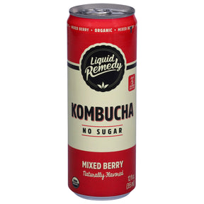 Remedy Kombucha Mixed Berry 12 Pack: Gut-Friendly, Organic & Delicious, 12oz