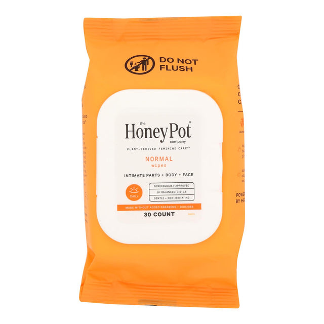 The Honey Pot Company Normal Feminine Wipes - 30 Count