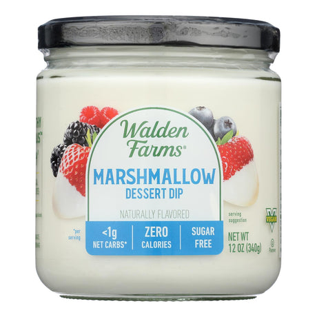 Walden Farms Marshmallow Dip - Pack of 6 - 12 Oz - Sugar-Free, Calorie-Free Indulgence