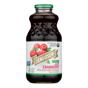 R.W. Knudsen Organic Cranberry Juice - 6 Count 32 oz  - Unsweetened & Tart