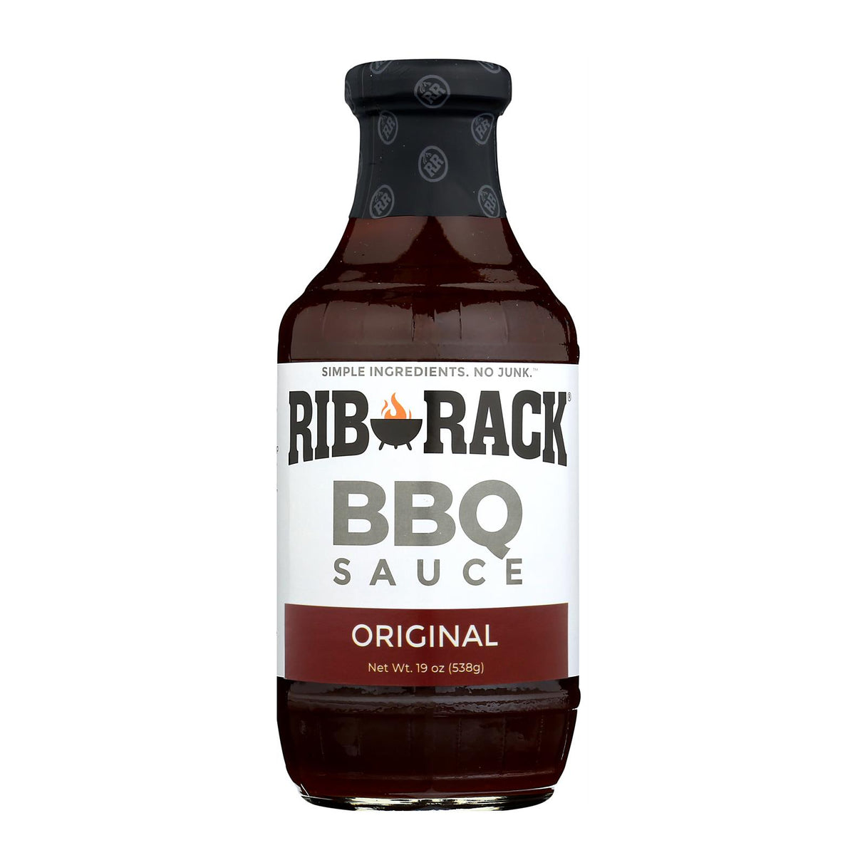 Rib Rack Original BBQ Sauce - Pack of 6 (19 Oz ) - Tangy & Sweet Flavor