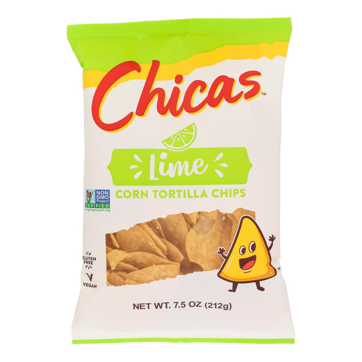 Chicas Lime Tortilla Chips, 7.5 oz Bags (9 Count)