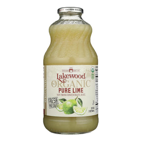 Lakewood Lime Juice: 100% Pure 32oz (6-Pack) | Tart & Refreshing - Best Price