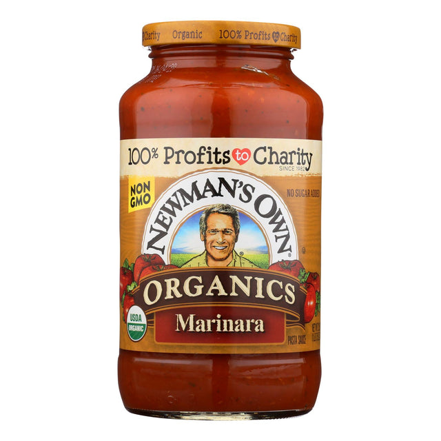 Newman's Own Organics Marinara Sauce 8-Pack | Organic Pasta Sauce, 23.5 oz