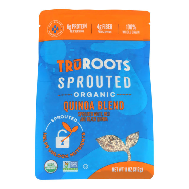 Truroots Organic Sprouted Quinoa Blend 6 Pack - Healthy & Delicious 11 oz