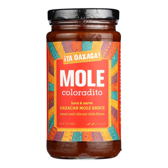 Iya Oaxaca Mole Coloradito Sauce - 12 oz  (Pack of 6) - Authentic Oaxacan Flavor