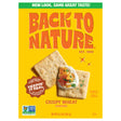 Back to Nature Crispy Wheat Crackers, 6.5 Oz, Pack of 6 - Wholesome Baked Snack Crackers