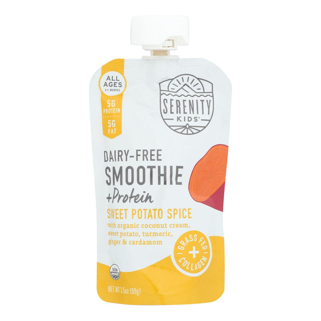 Serenity Kids Sweet Potato & Spices Baby Food Pouch, Stage 2, 3.5 oz, Pack of 6