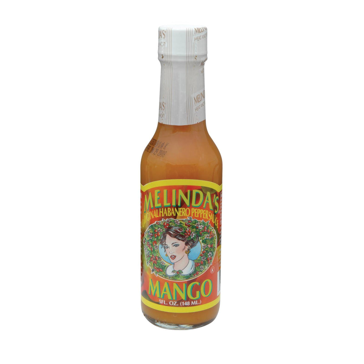 Melinda's Mango Habanero Hot Sauce - Mild & Sweet Flavor - Pack of 12 (5 oz )