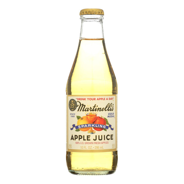 Martinelli's Sparkling Apple Juice 12 Pack: Premium Festive Drink - 10 fl oz