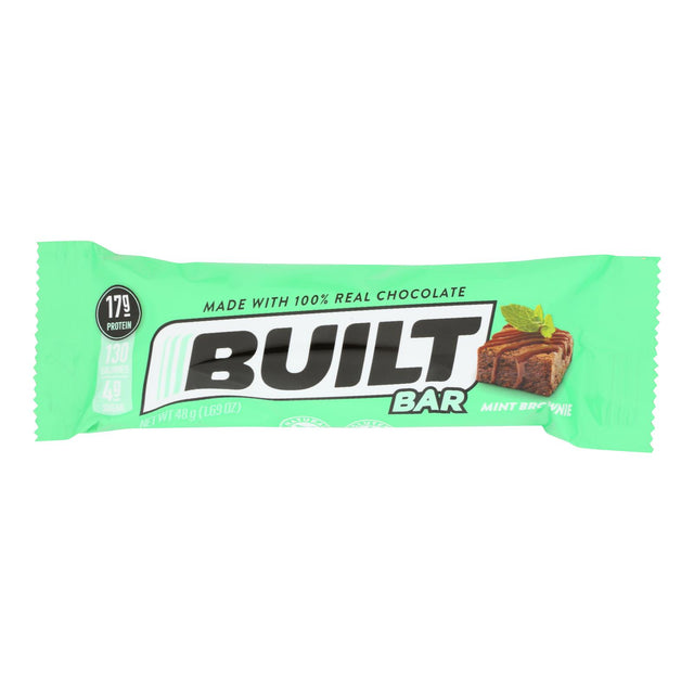 Built Bar Mint Brownie Protein Bar (12-Pack) - 1.69 Oz