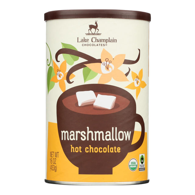 Lake Champlain Chocolates Hot Chocolate Mix Marshmallow Creamy & Rich 6x16 Oz