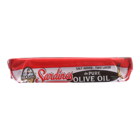 Season Smoked Sardines Brisling - 12 Pack - Wild Caught - 3.75oz Delicious!