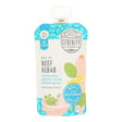 Serenity Kids Beef & Veggie Baby Food Pouches 6-Pack: Savory Kebab Flavor