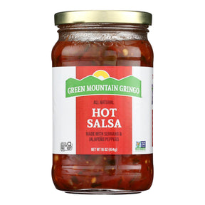 Green Mountain Gringo Hot Salsa 6-Pack: Authentic Flavor You'll Love! (16 oz)