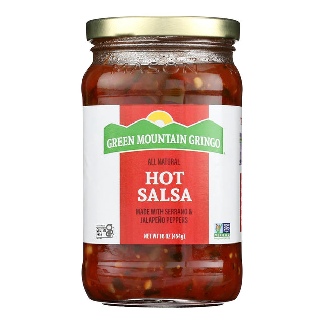 Green Mountain Gringo Hot Salsa 6-Pack: Authentic Flavor You'll Love! (16 oz)