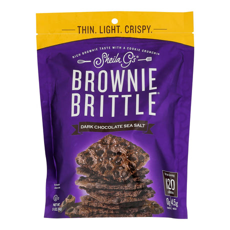 Sheila G's Brownie Brittle Dark Chocolate Sea Salt - 5 oz - 6 Count