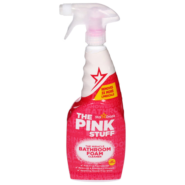 The Pink Stuff Bathroom Foam Miracle (Pack of 10) - 25.4 fl oz - Foaming Bathroom Cleaner