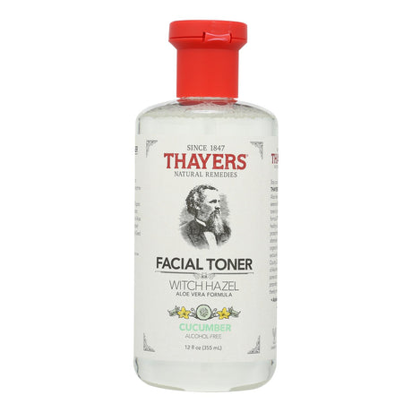 Thayers Natural Remedies Witch Hazel Cucumber Facial Toner, Alcohol-Free, 12 fl oz