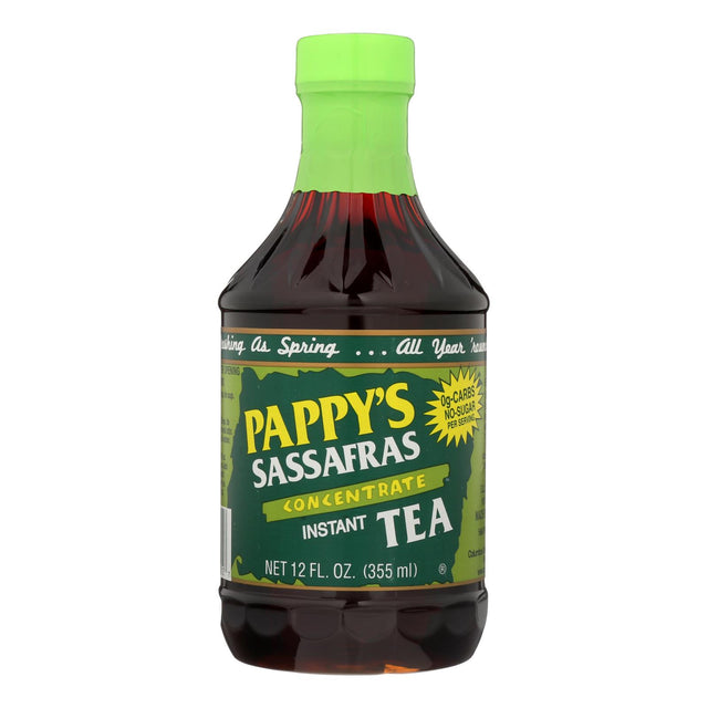 Pappy's Sassafras Concentrate Instant Tea - 6 x 12 fl oz - Refreshing Flavor