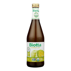 Biotta Sauerkraut Juice - 6 x 16.9 Fl Oz - Organic & Fermented Probiotic Drink