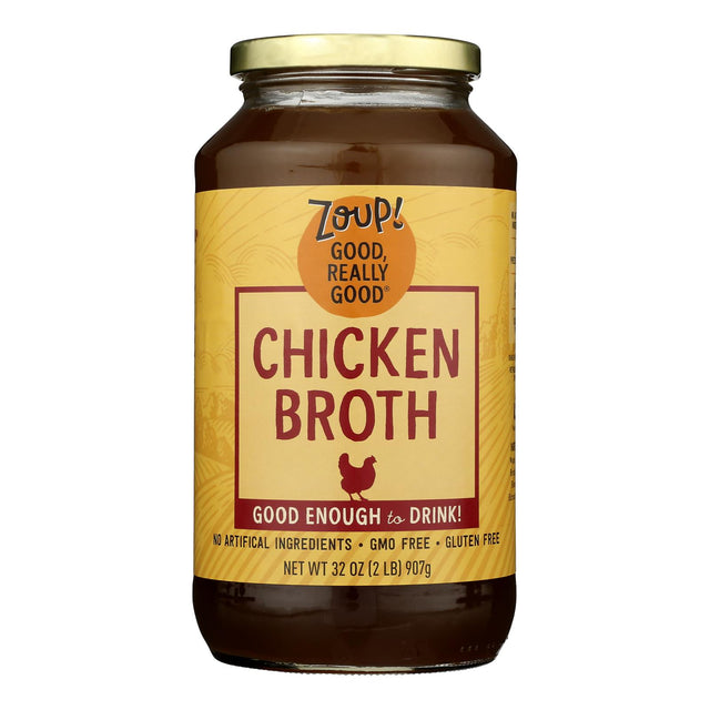 Zoup! Good Chicken Bone Broth (6-Pack) - Natural, Flavorful & Healthy Broth