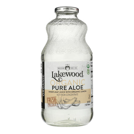 Lakewood Organic Aloe Vera Juice - Fresh Pressed Inner Fillet - 32 Oz