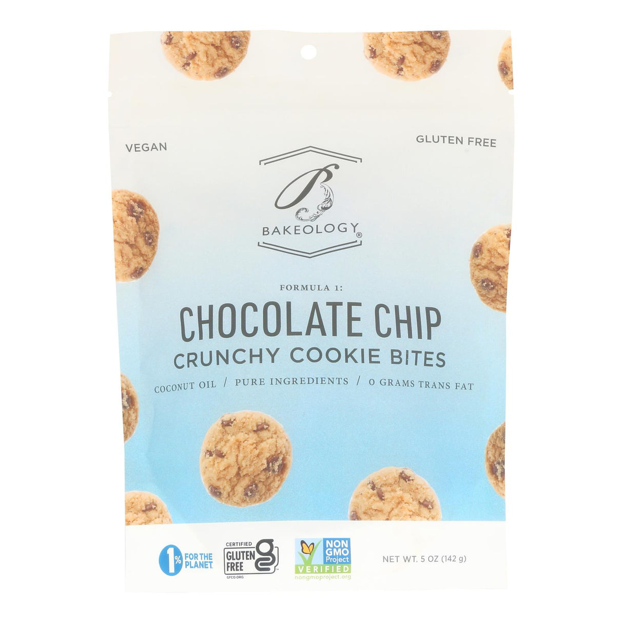 Bakeology Gluten-Free Chocolate Chip Cookie Bites - Pack of 8 (5 oz)