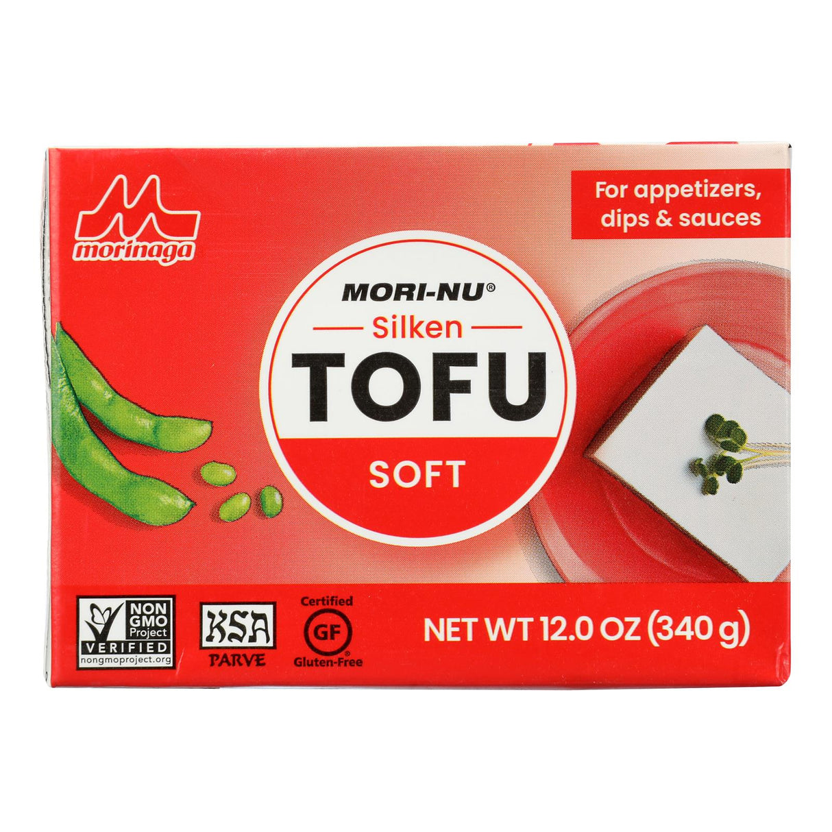 Mori-nu Silken Soft Tofu - 12 Pack, 10.8 oz Each - Long Shelf Life, Great Taste
