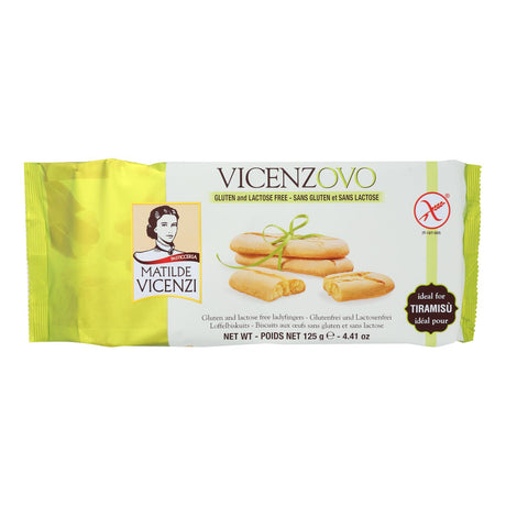Vicenzi Gluten-Free Ladyfingers Cookies, 12 x 4.41 Oz - Italian Cookies