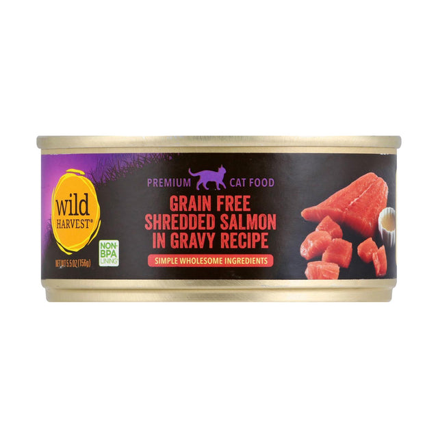 Wild Harvest Grain Free Salmon Cat Food Dinner, 24  - Tasty & Healthy!