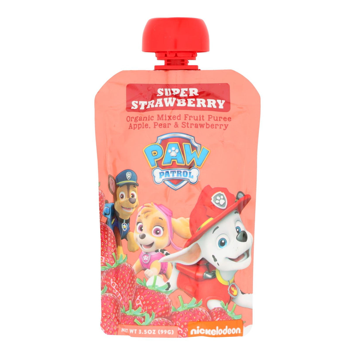 Paw Patrol Strawberry Fruit Snacks - 10 Count Case - 3.5 Oz Each
