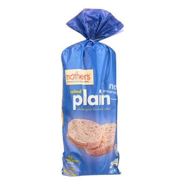 Mother's Rice Cakes, Plain Salted, 12 x 4.4 oz - Healthy & Gluten-Free Snack