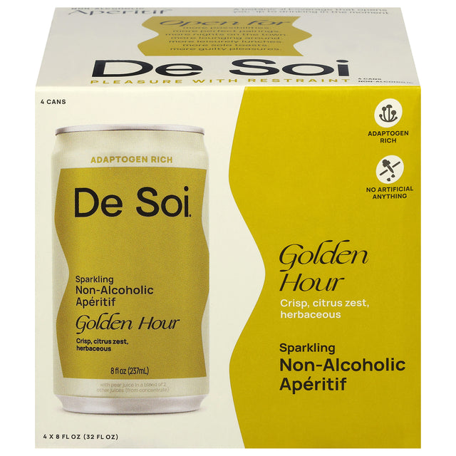 De Soi Golden Hour Sparkling Aperitif - (Pack of 6) 4/8 fl oz