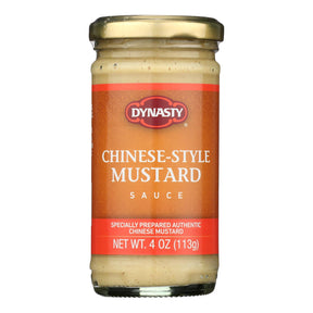 Dynasty Chinese-Style Mustard - 12 x 4 oz - Authentic Asian Condiment