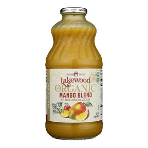 Lakewood Organic Mango Juice Blend - 32 oz  - Pack of 6 - Antioxidant Rich